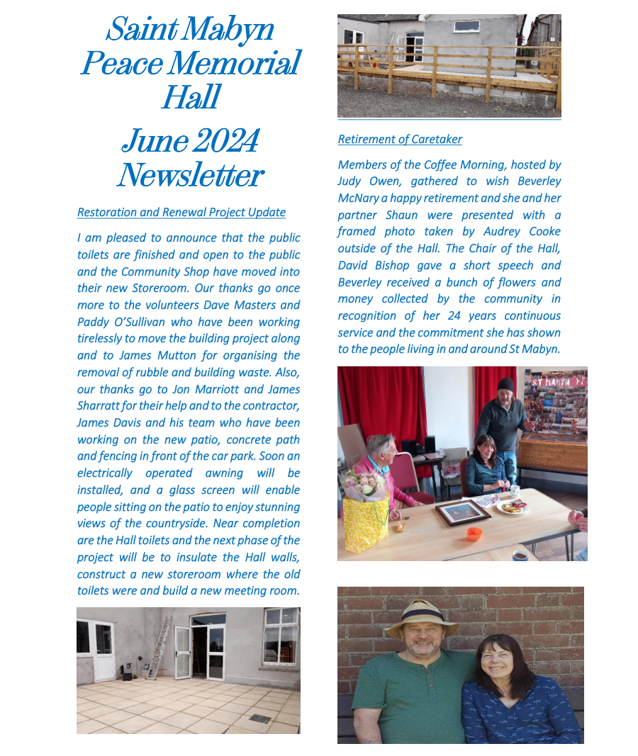 June 2024 Hall Newsletter 1